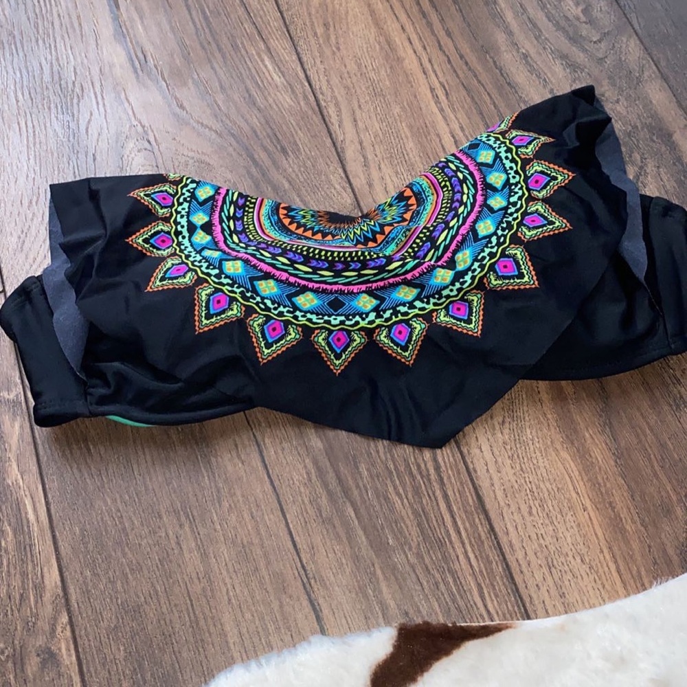 Tube top swim suit